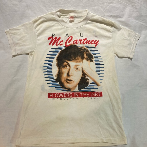 Vintage Paul McCartney 1990 Flowers in the Dirt Tour! Size M/L made in the USA!